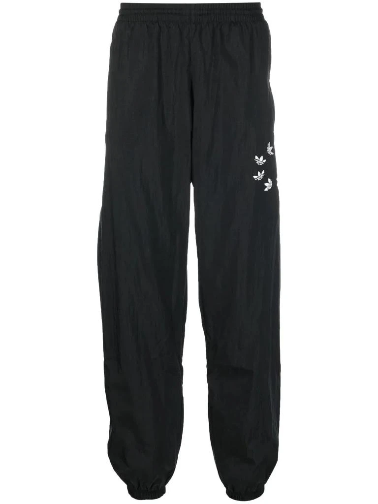 Adidas embroidered logo track pants - men -  -  - Black 1