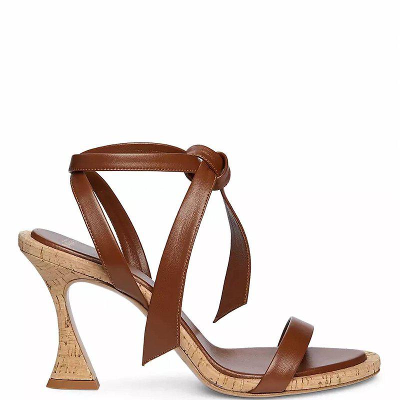 Alexandre Birman Women's Clarita 85 Ankle-Wrap Heel Sandals In Espresso