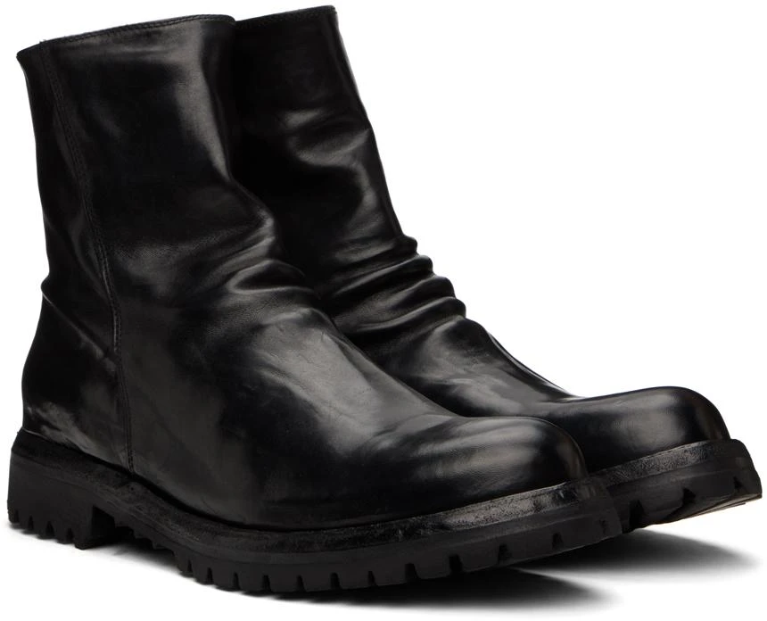 Officine Creative Black Ikonic 006 Boots 4