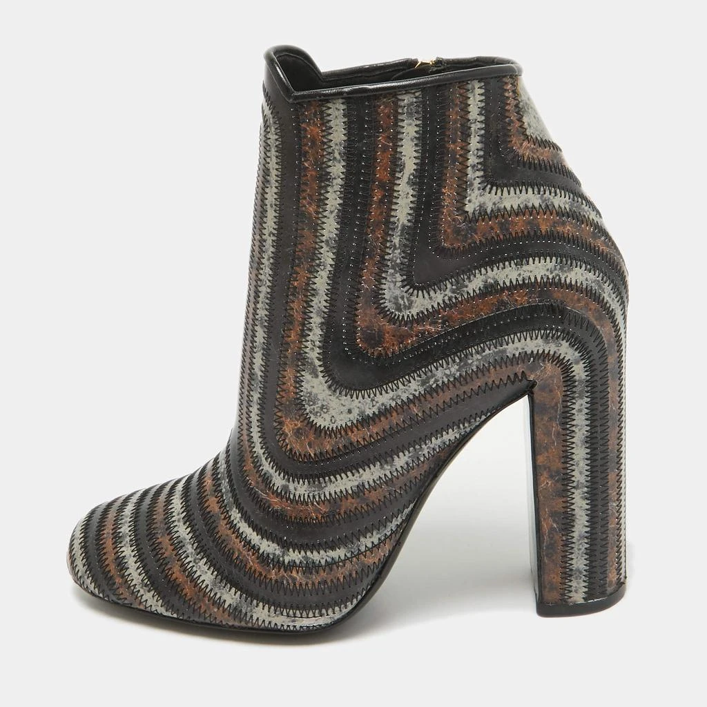 Salvatore Ferragamo Salvatore Ferragamo Brown Leather Feeling Ankle Length Boots Size 37.5 1