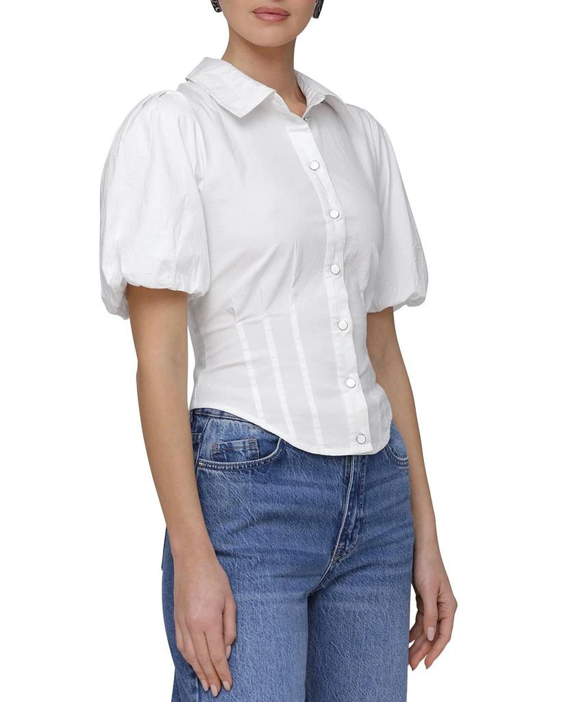 Bagatelle Button Front Corset Shirt 3