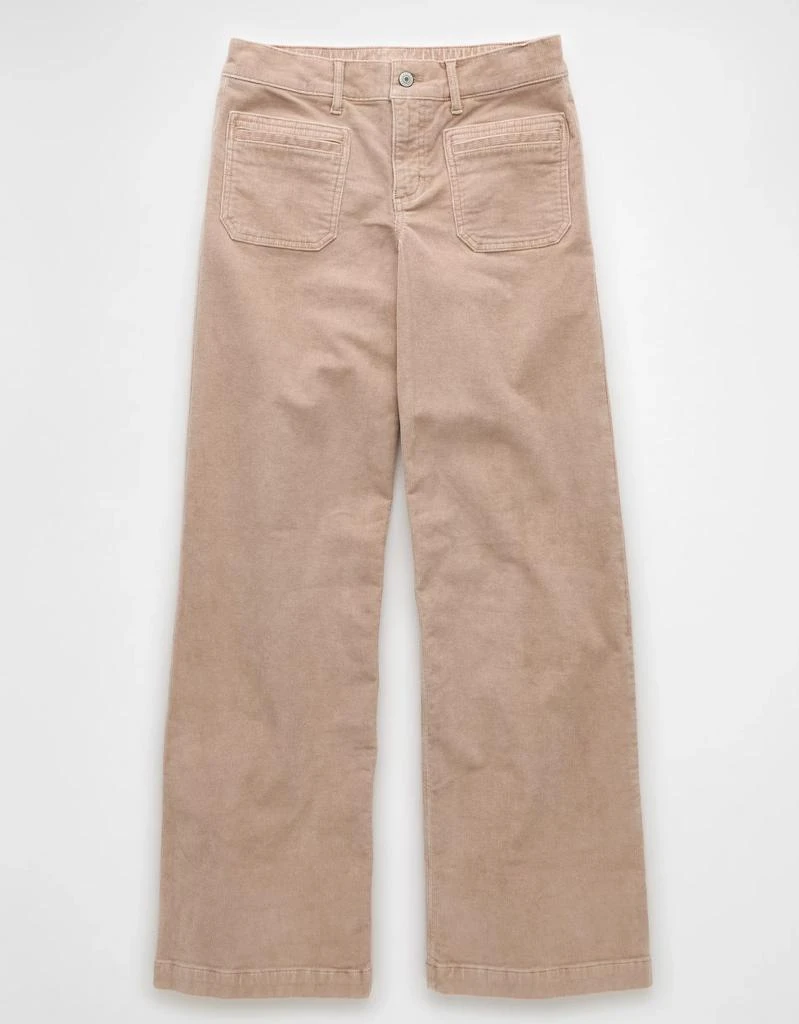 AE AE Stretch Corduroy Low-Rise Baggy Wide-Leg Pant 3