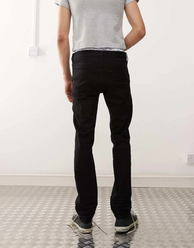 Cheap Monday Cheap Monday Sleeze super stretch skinny jeans in clean black rinse wash 5