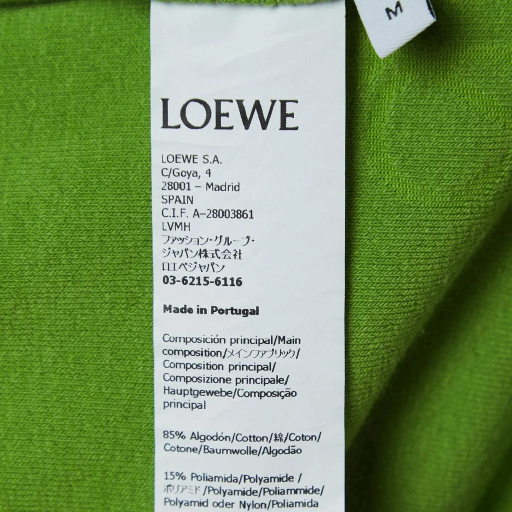 Loewe Loewe X Paula Ibiza Green Anagram Terry Cotton Shirt & Shorts Set M 7