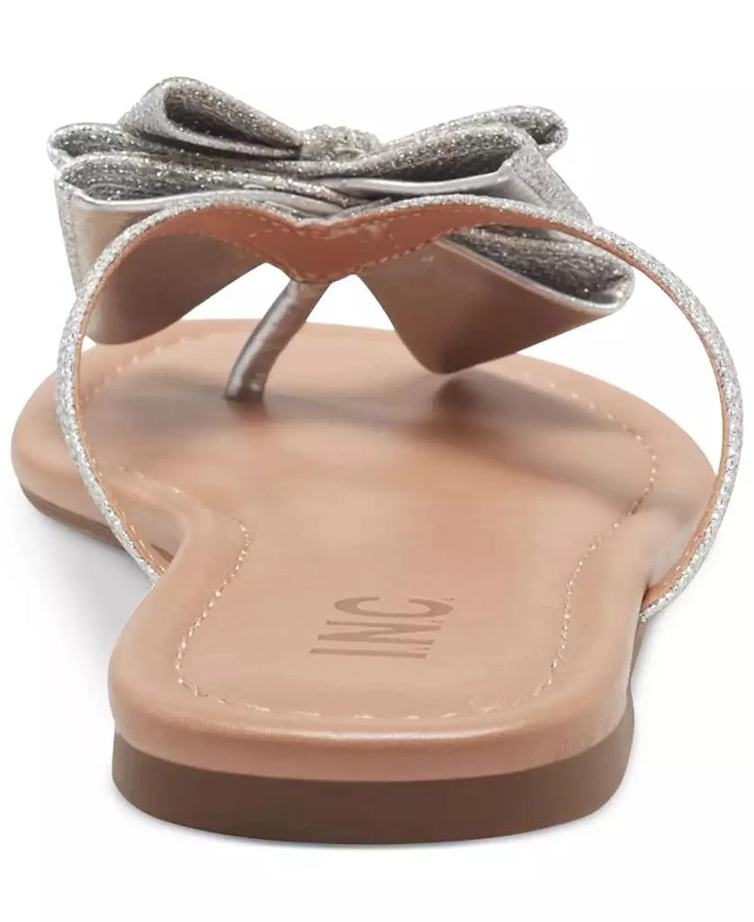 INC International Women's Mabae Bow Flat Sandals, Created for Macy's 5