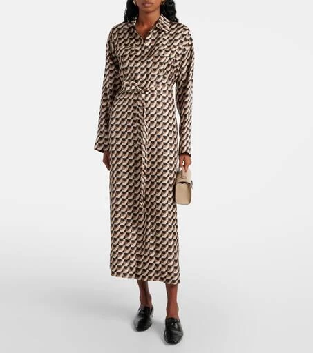 Max Mara Fleur floral silk maxi dress 2
