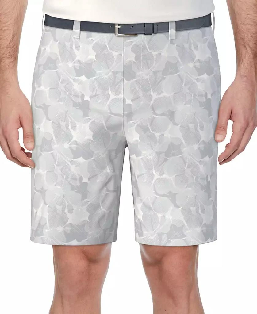 PGA TOUR Men's Hibiscus-Print Shorts 1