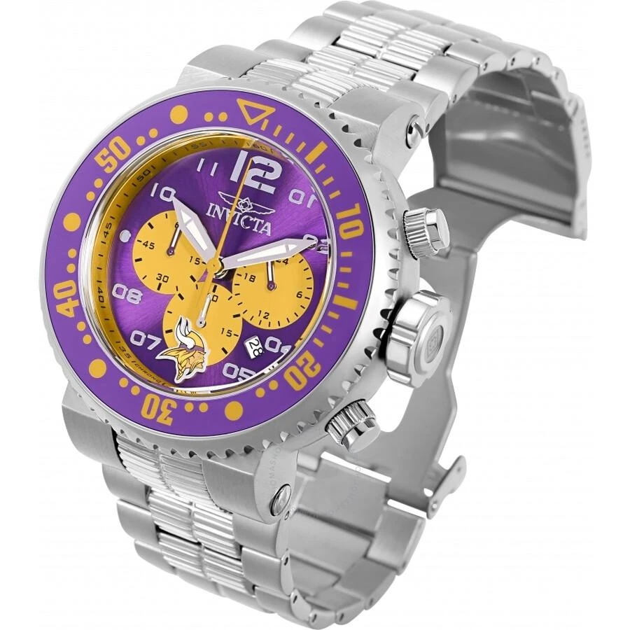 Invicta NFL Minnesota Vikings Chronograph Quartz Men's Watch 30274 2