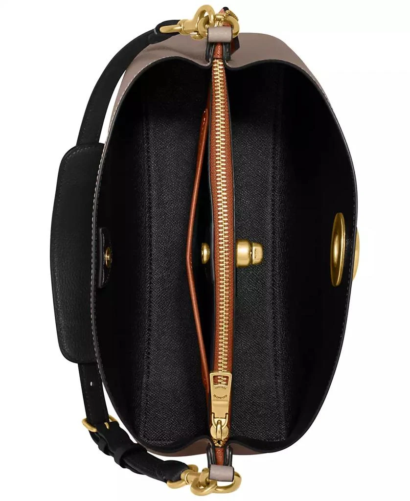 Coach Pebble Leather Willow Shoulder Bag with Convertible Straps 4