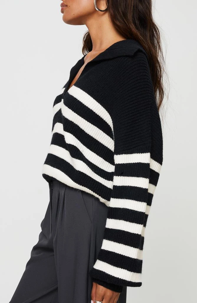 Princess Polly Williamson Stripe Collar Sweater 3