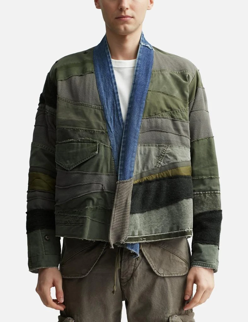 Greg Lauren Mixed Army Cropped GL1 3