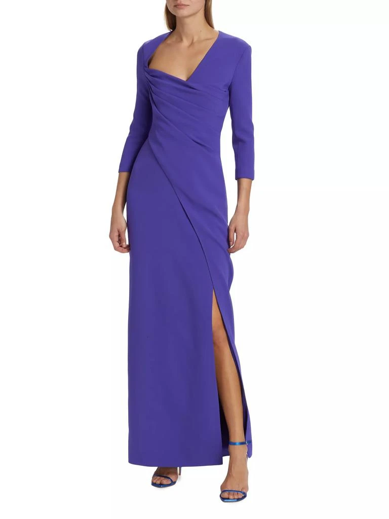 Safiyaa Ayanna Draped Crepe Gown 2