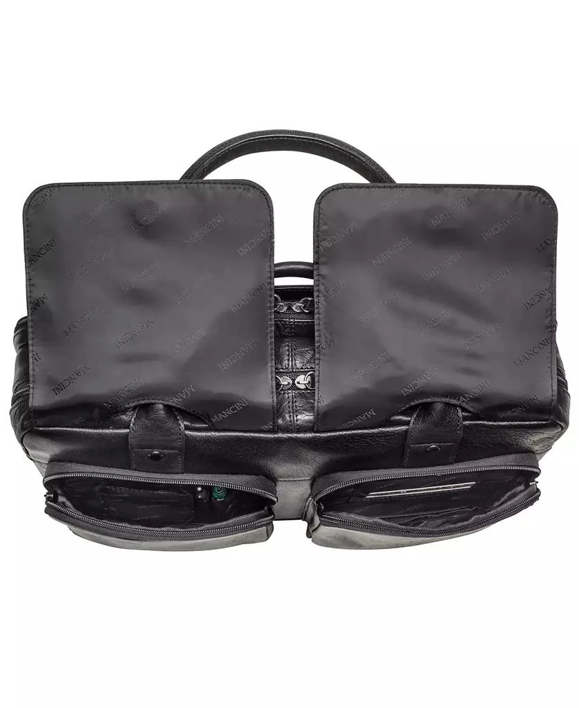 Mancini Arizona Collection Double Compartment 15.6" Laptop / Tablet Briefcase 5