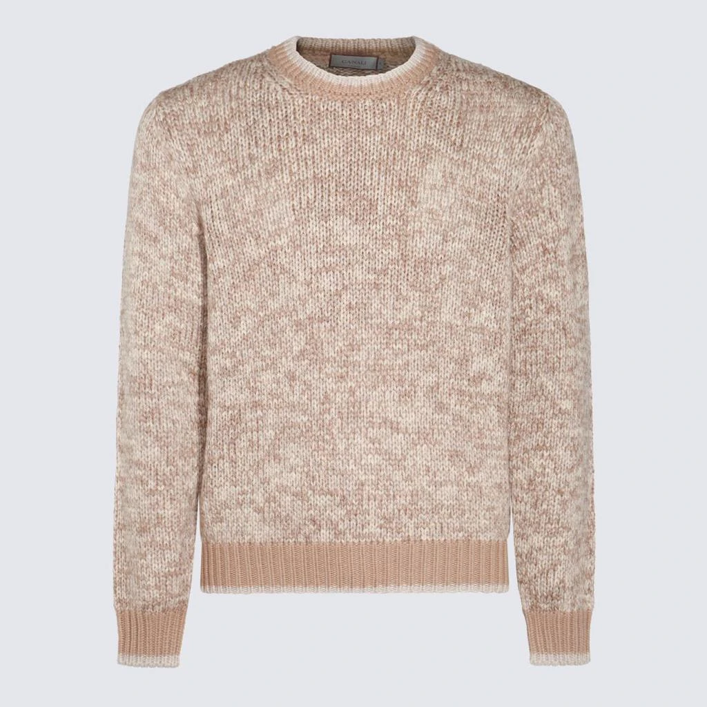 Canali Canali Beige Wool Knitwear 1