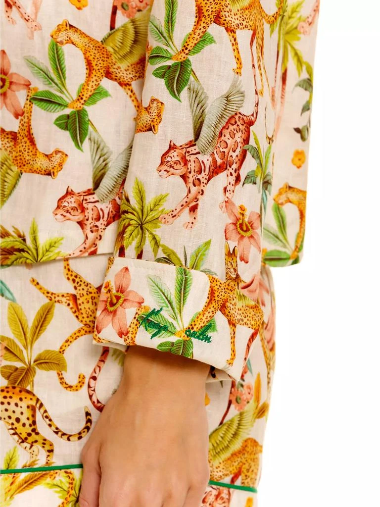 The Lazy Poet Summer Soirée Vera 2-Piece Linen Pajama Set 5