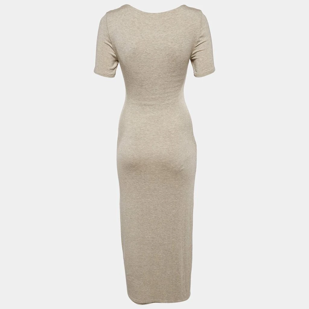 Lovers + Friends Lovers and Friends Grey Melange Jersey Bodycon Midi Dress M 2
