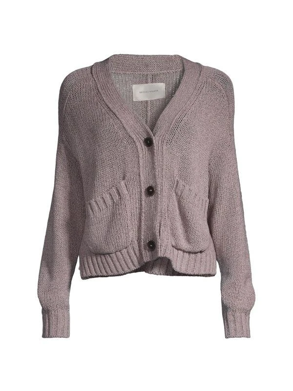 Brochu Walker Cropped Knit Cardigan 5