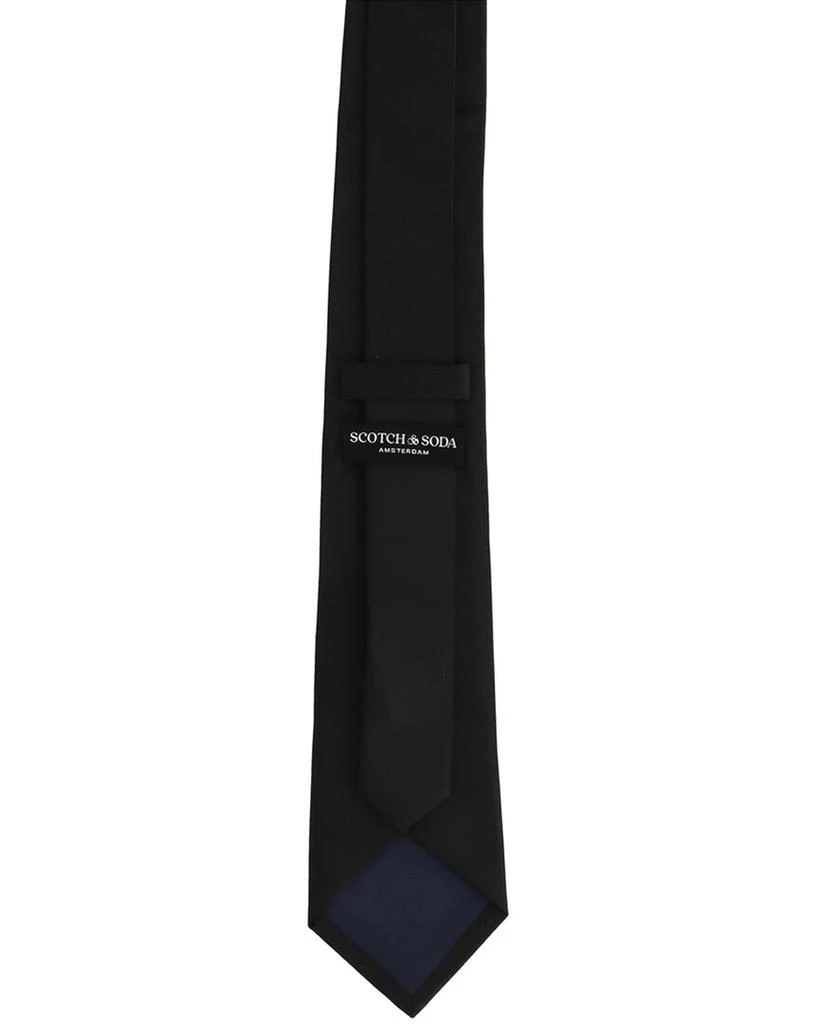 Scotch & Soda Scotch & Soda Solid Black Tie 3