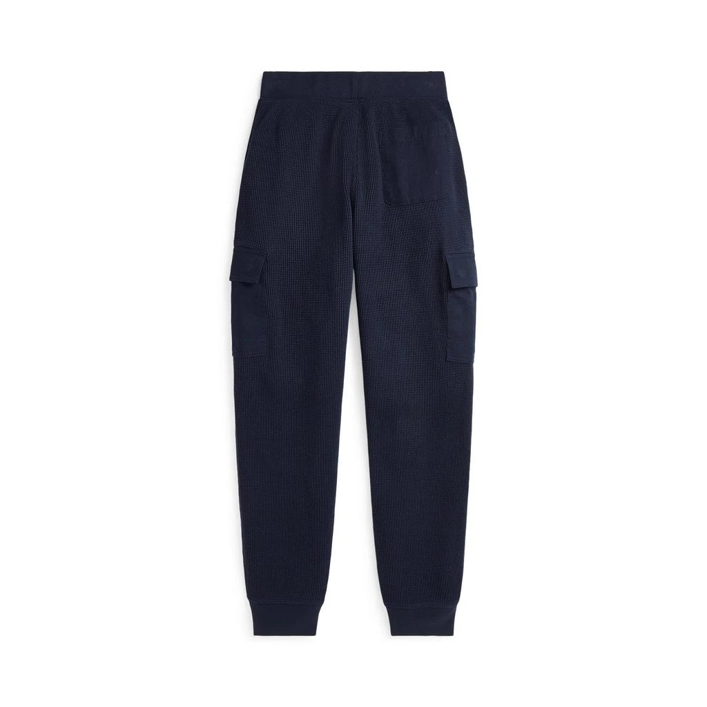 Ralph Lauren Waffle-Knit Cotton Cargo Jogger Pants (Big Kid) 2