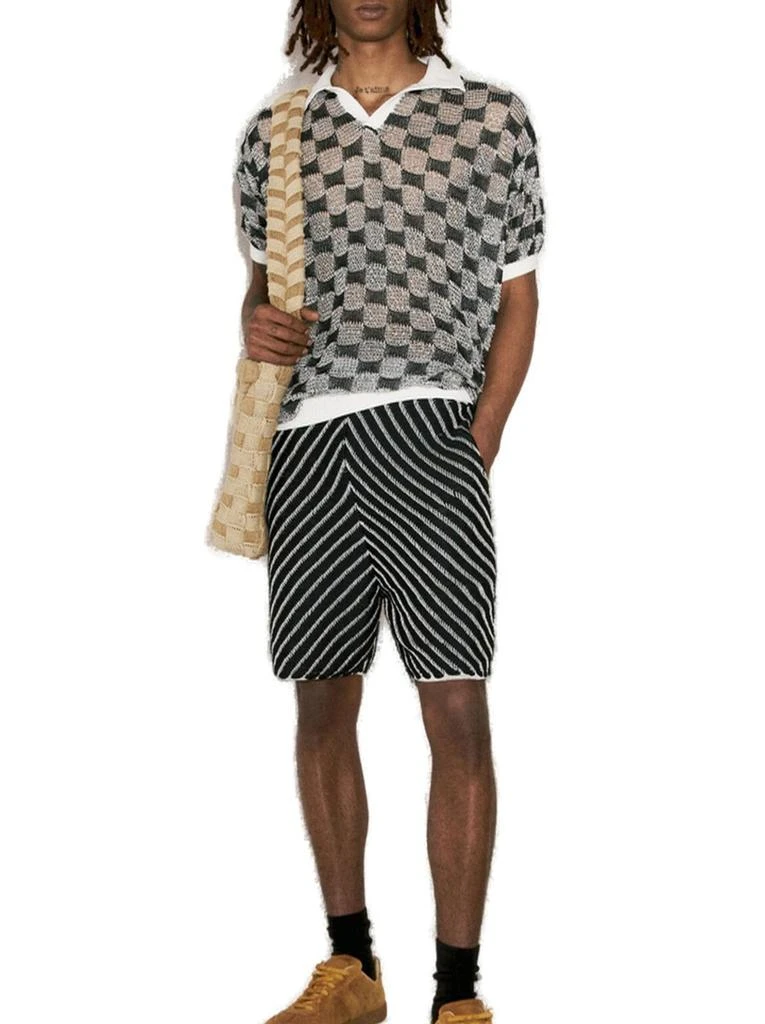 Isa Boulder Isa Boulder Textured Chevron Mid Rise Shorts 3