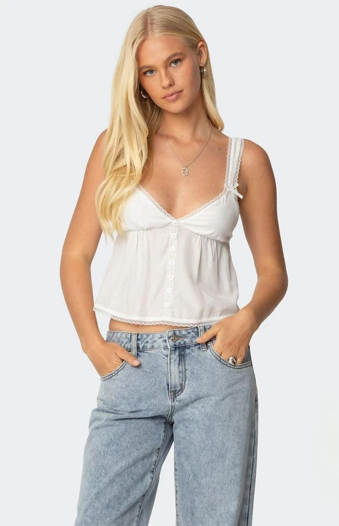 Edikted Andea Babydoll Tank Top 1