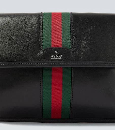 Gucci Web Trademark Small leather belt bag 6