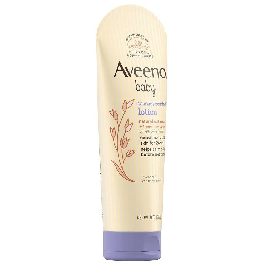 Aveeno Baby Calming Comfort Moisturizing Body Lotion Lavender Vanilla 8