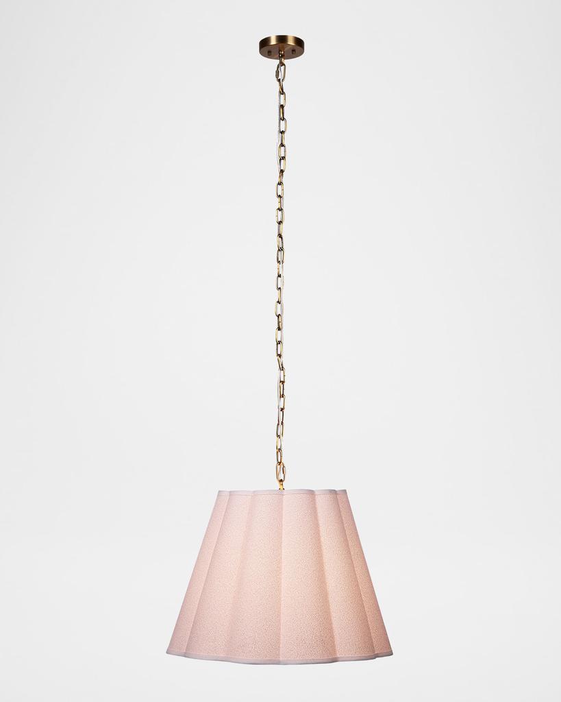 Jamie Young Scalloped 24" Hanging Pendant