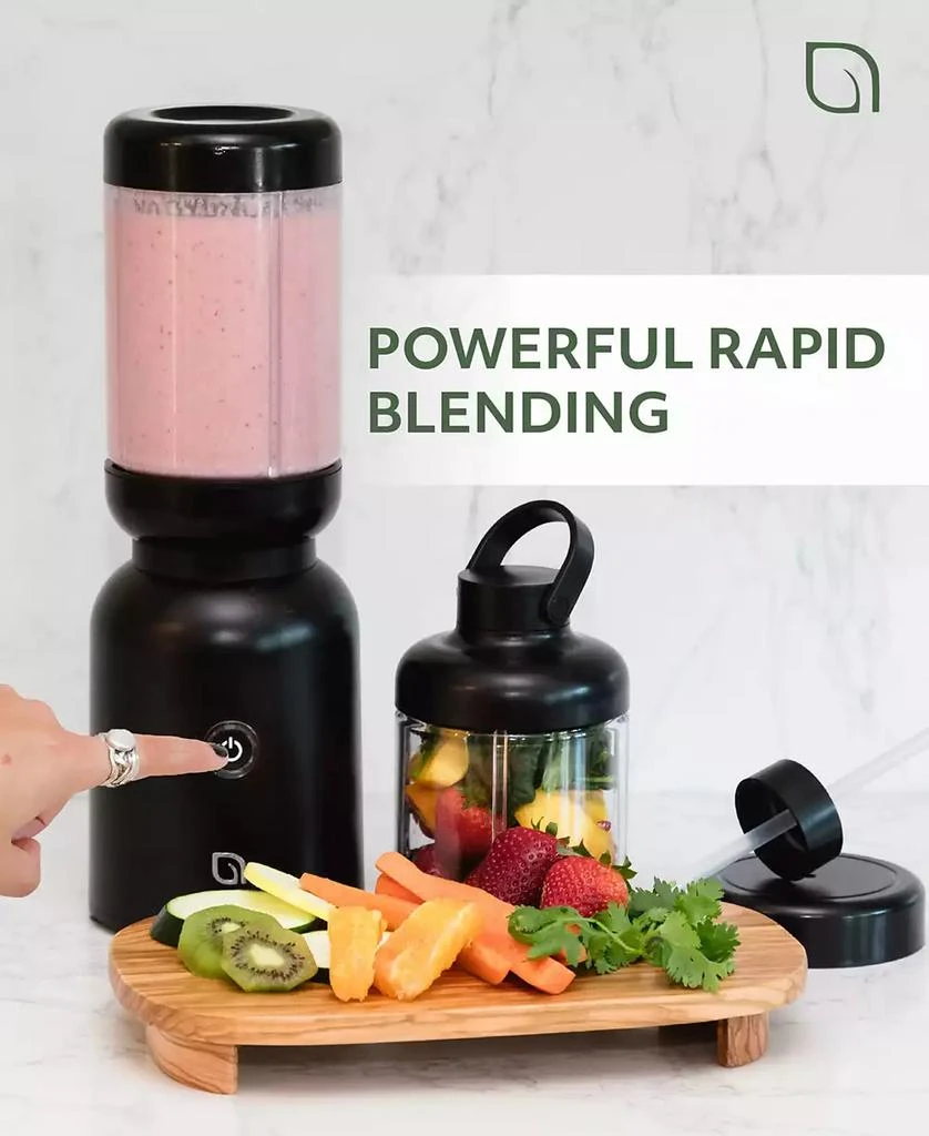 Willow Kitchen Warrior Countertop Blender - Powerful Motor, Versatile, Blend and Go with Straw or Storage Lid. 2