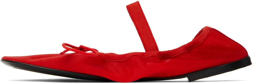 Proenza Schouler Red Glove Mary Jane Ballerina Flats 3