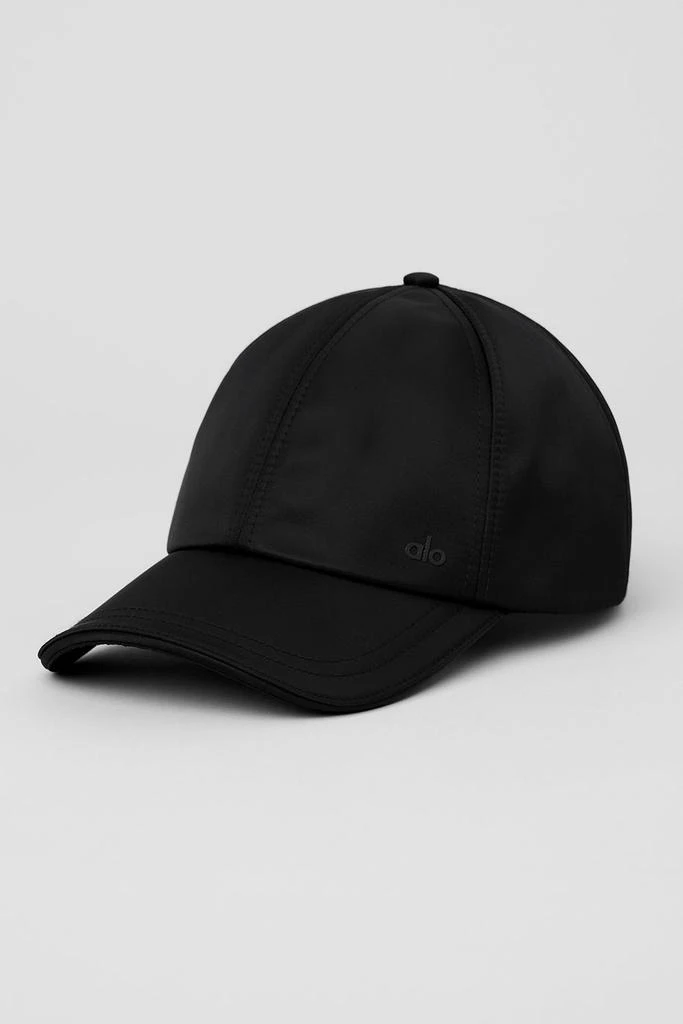 Alo Satin Off-Duty Cap - Black 2