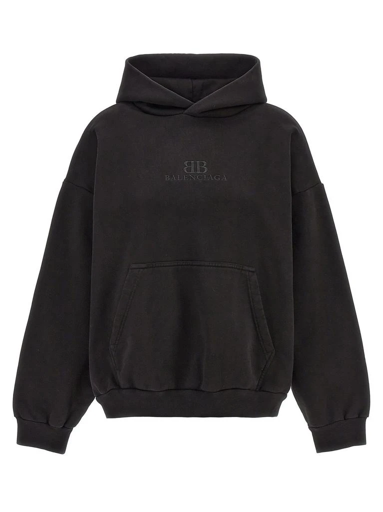 Balenciaga Balenciaga BB Logo Embossed Hoodie 1