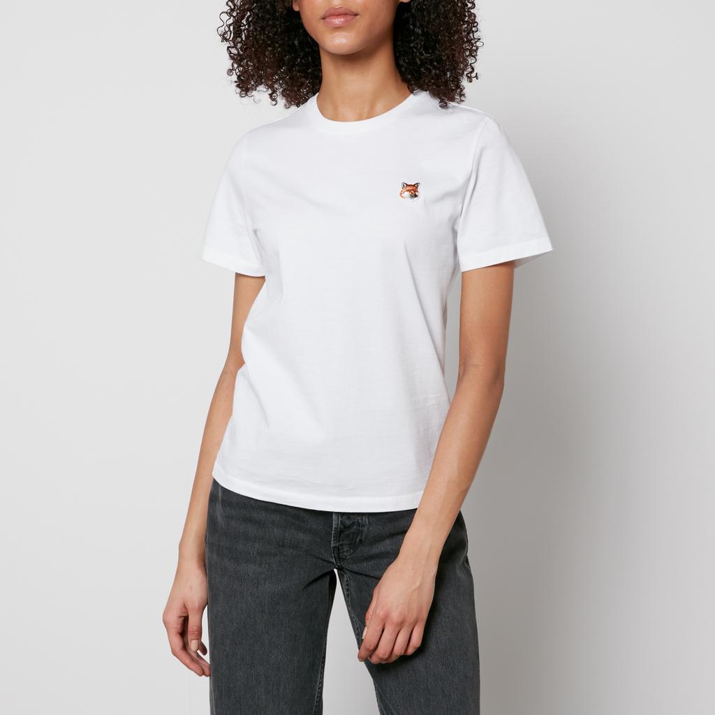 Maison Kitsune Fox Head Cotton-Jersey T-Shirt