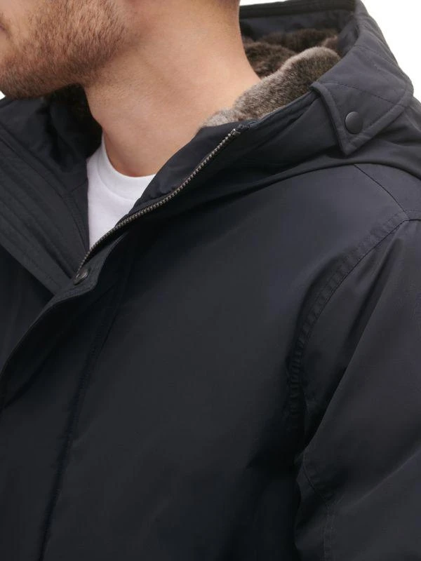 Cole Haan Heavy Tech Faux-Fur Hooded Parka 4