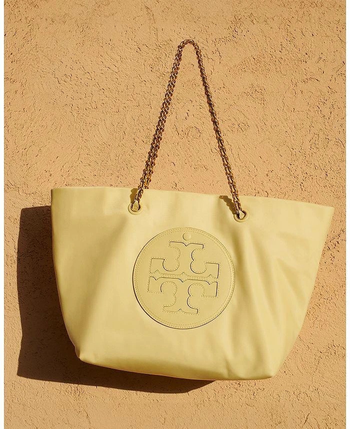 Tory Burch Ella Crinkle Patent Chain Tote 2