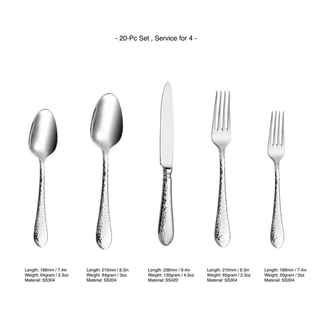 MNML Martin 20-piece Flatware Set 3