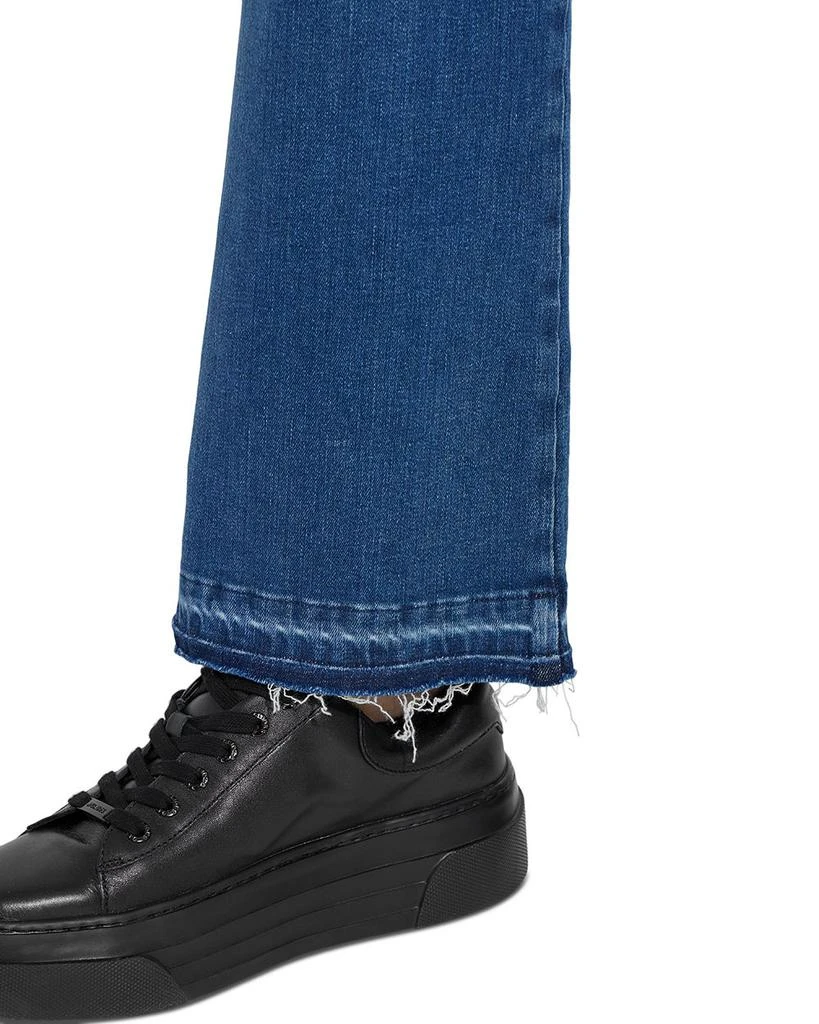 Lyssé Premium Denim Relaxed High Rise Straight Jeans in Authentic Midwash 5