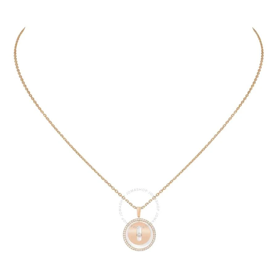 Messika Lucky Move 18k Rose Gold Diamond Necklace 2
