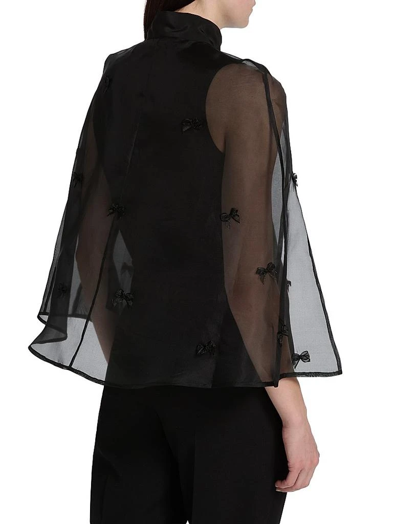 Carolyn Rowan Collection Silk Organza Cape 5