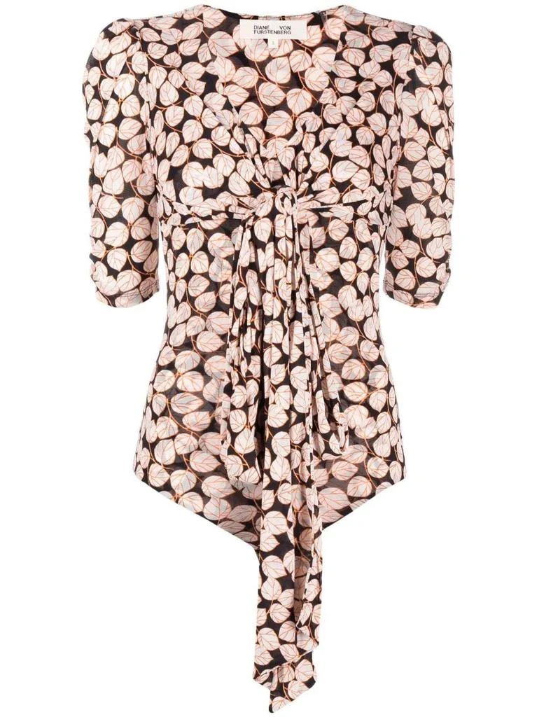 NA Multicoloured print blouse 1