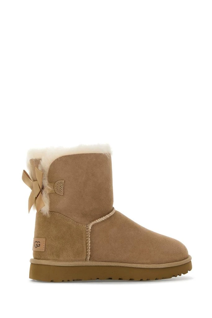 UGG Sand suede Mini Bailey Bow ankle boots 2