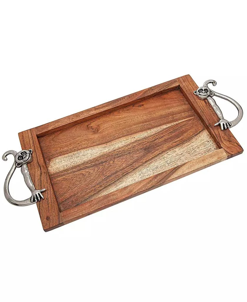 Godinger Monkey Design Rectangular Tray 10" L x 15" W 1