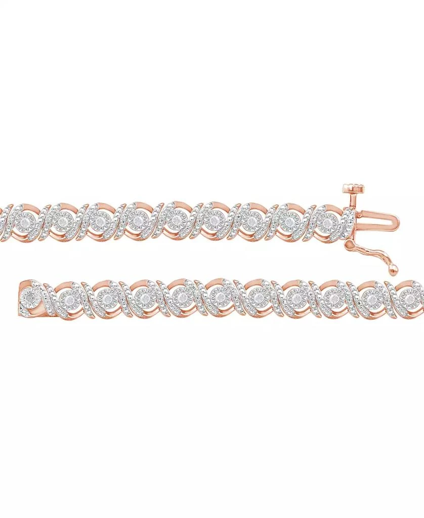 Macy's Diamond Swirl Tennis Bracelet (1/2 ct. t.w.) 4