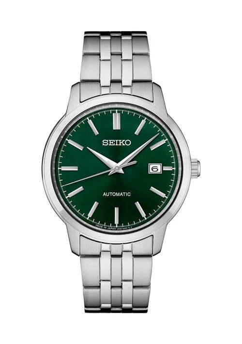 Seiko Essentials Stainless Steel Green Dial Watch 1