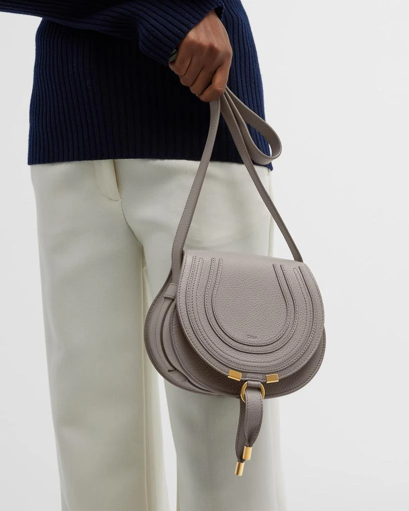 Chloé Marcie Small Crossbody Bag in Grained Calfskin 4