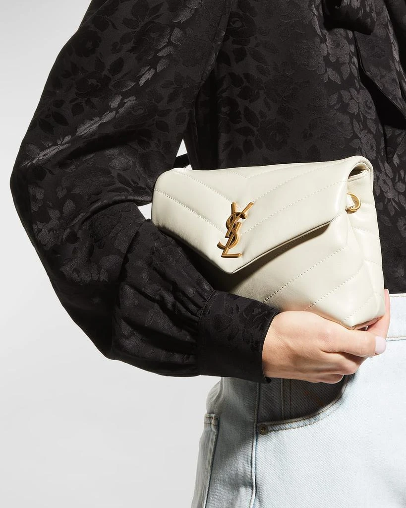 Yves Saint Laurent Loulou Toy YSL Crossbody Bag in Quilted Leather 6
