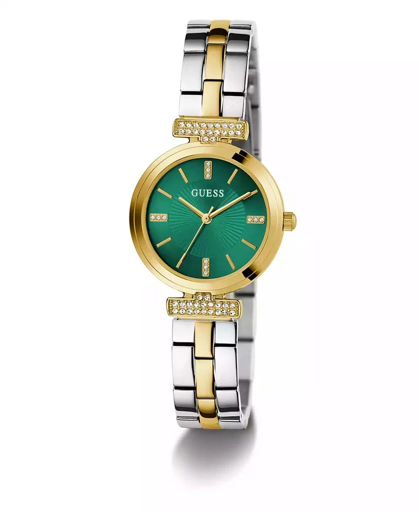 GUESS Women's Analog Two-Tone Stainless Steel Watch, 28 mm 5