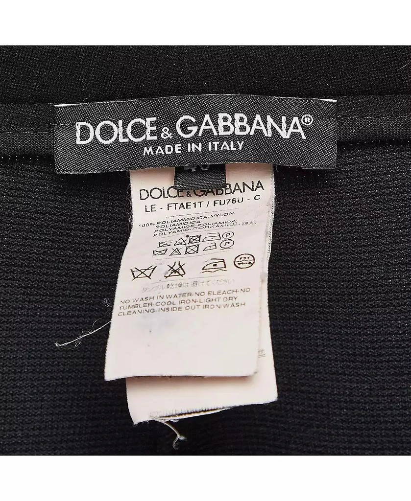 Pre-Owned Dolce & Gabbana Women's Grey Side Stripe Nylon Knit Joggers S 6