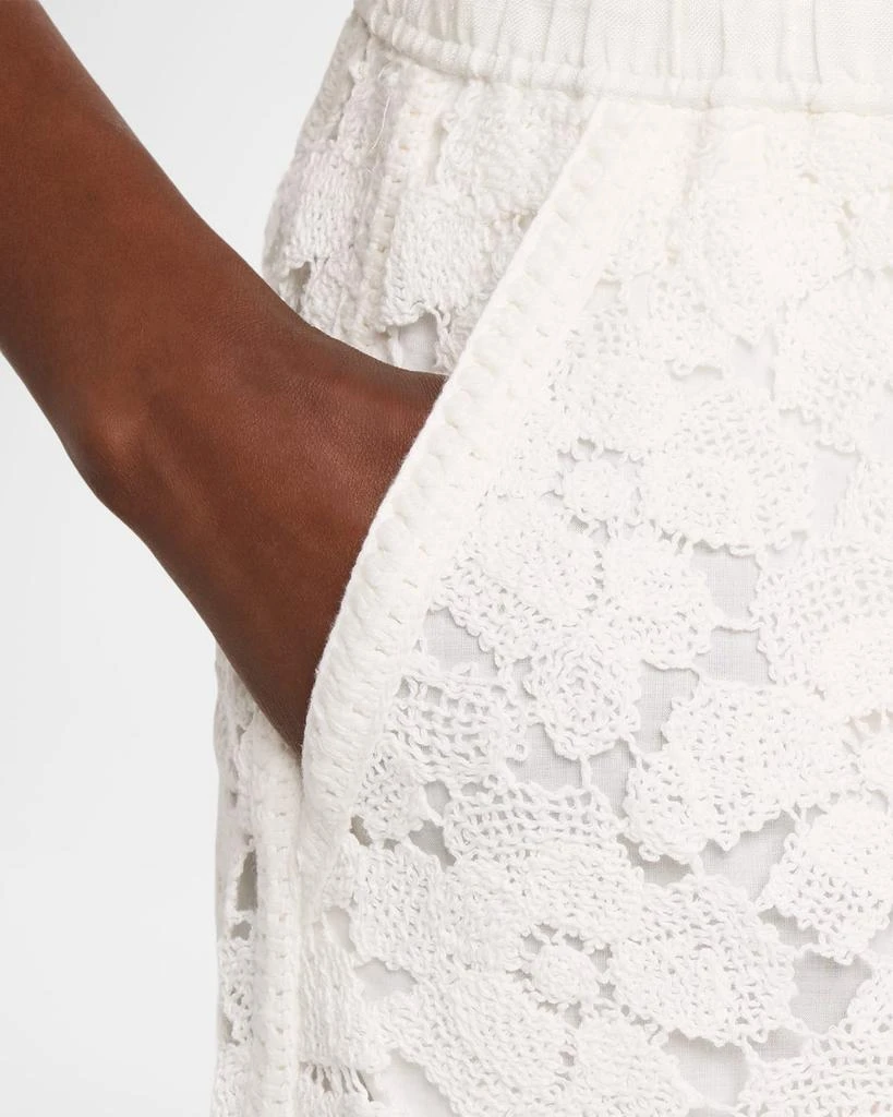 SIMKHAI Holly Lace Shorts 5