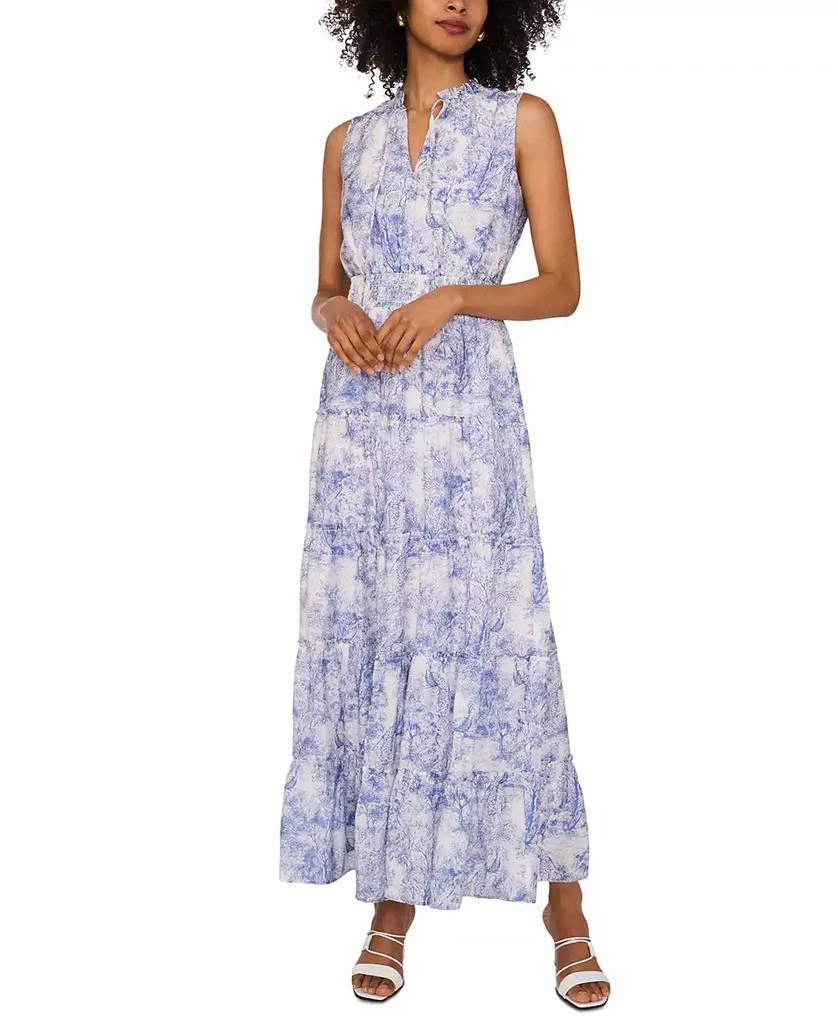 1. State Women's Ruffled Tie-Neck Tiered Maxi Dress - Dresses & Skirts -  Free Shipping - BeyondStyle